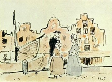 lo largo del canal 1905 Pablo Picasso Pinturas al óleo